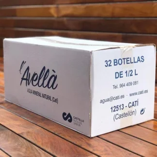 Aigua de l'Avellà - Caixa de 32 ampolles de 0.5 lt