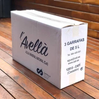Aigua de l'Avellà - Caixa de 3 bombones de 5 lt