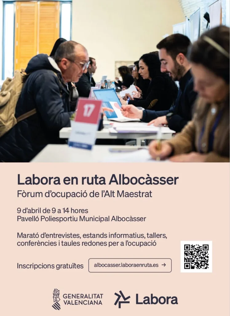 Cartel jornada Labora en Albocàsser