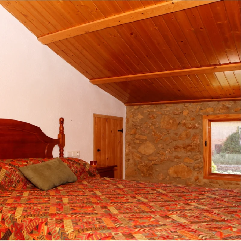 Foto dormitorio casa rural El Passadís