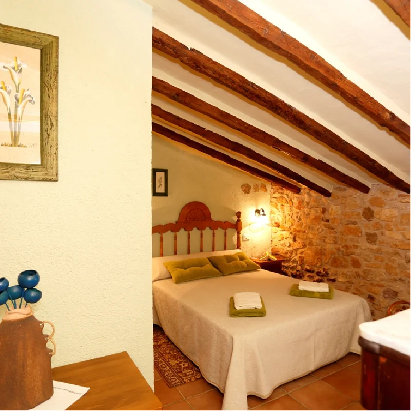 Dormitorio matrimonio Mas de Sant Pau