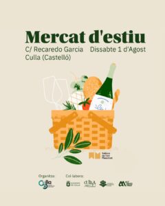 cartell mercat d'estiu Culla 2026