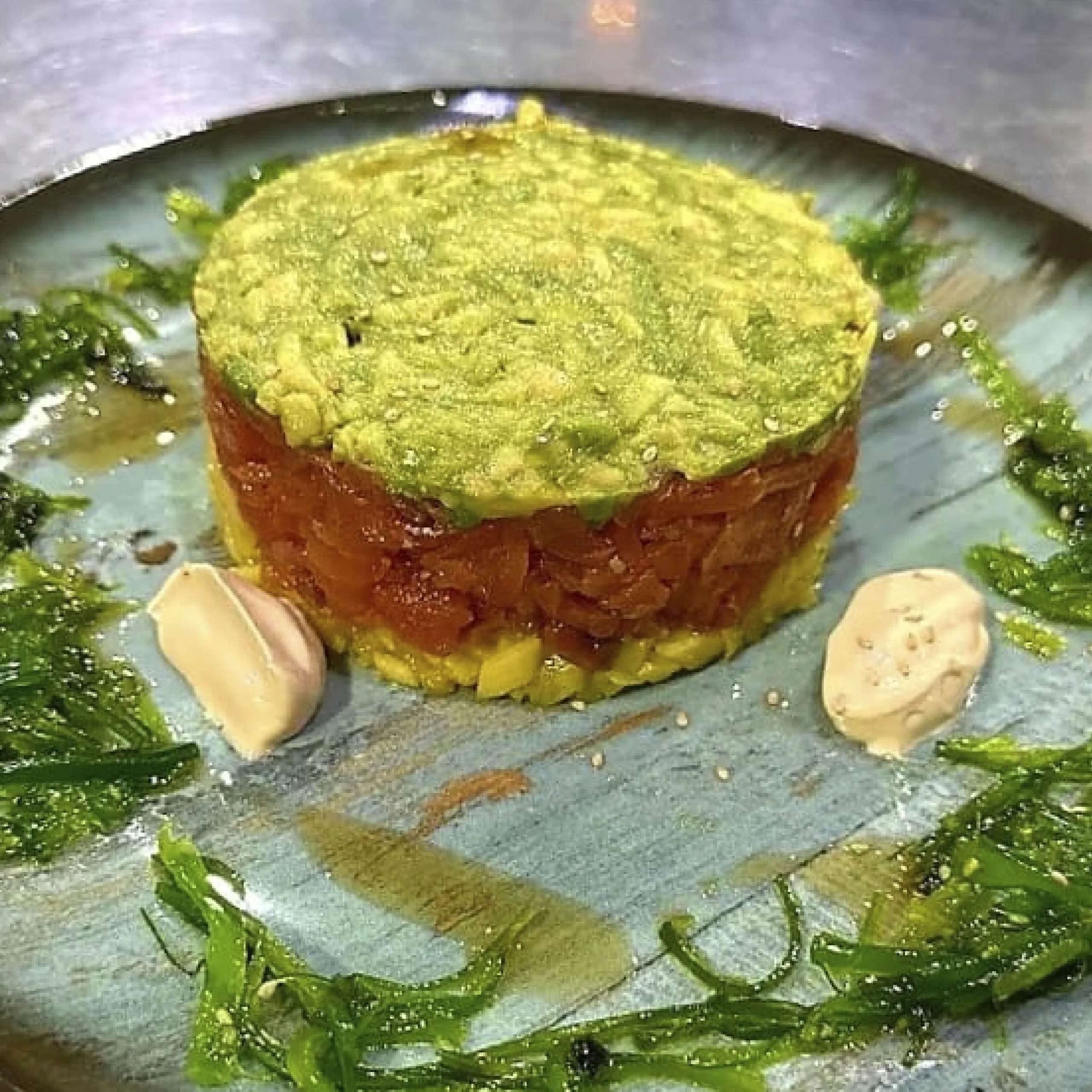 Tartar de salmón Teyma