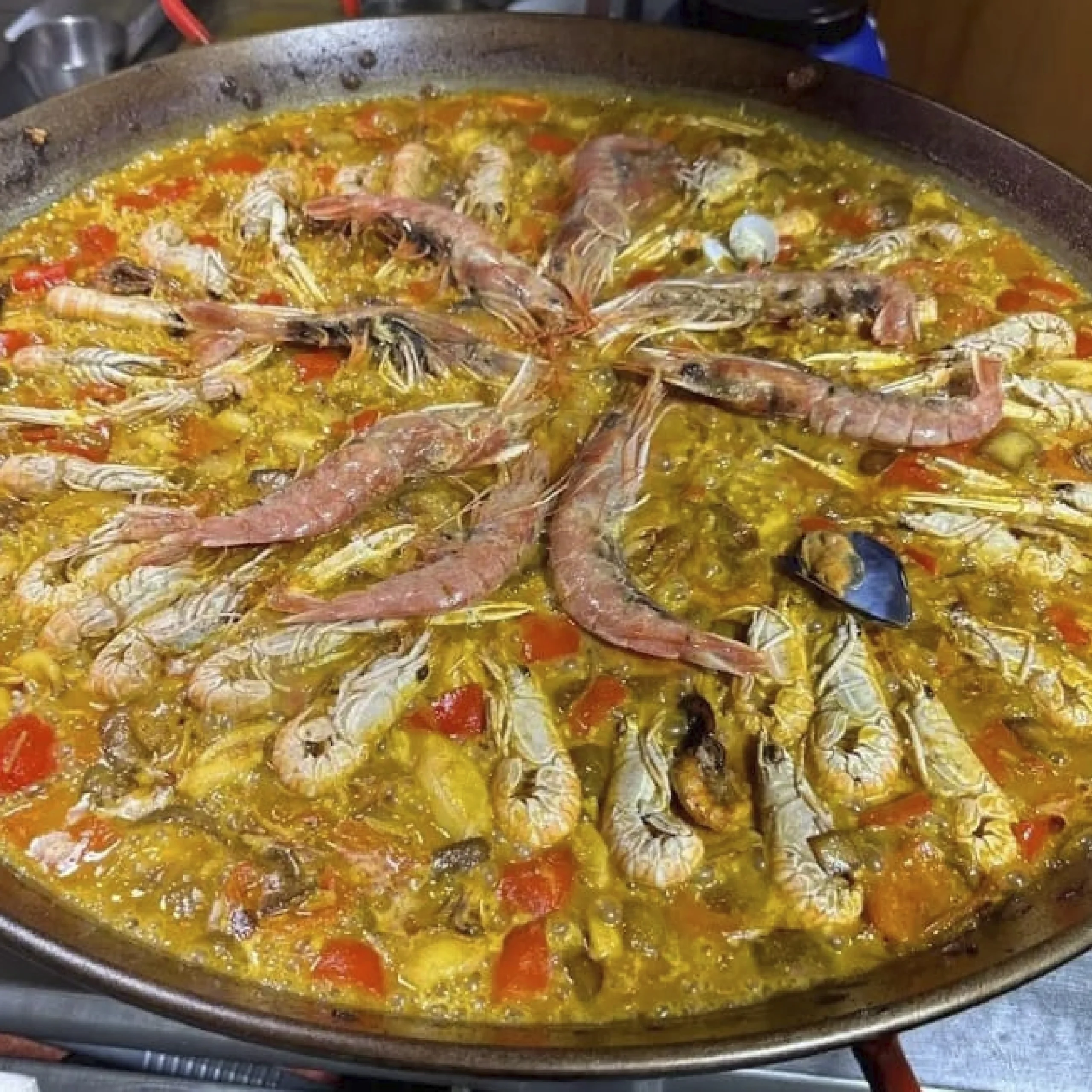 Paella marisco Teyma