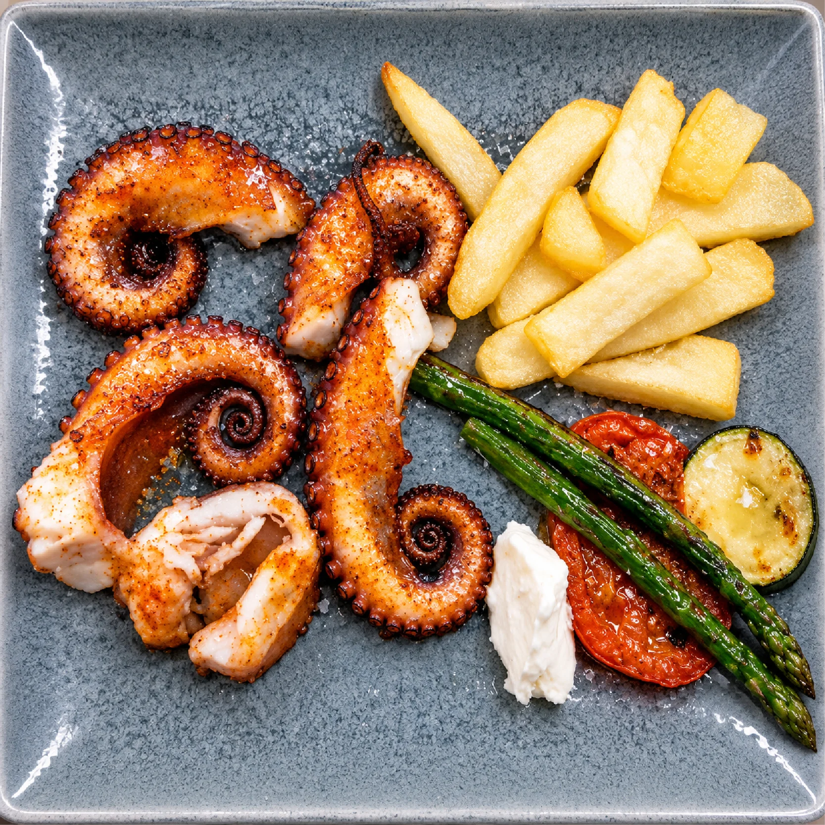 Plato pulpo Bar Borcho